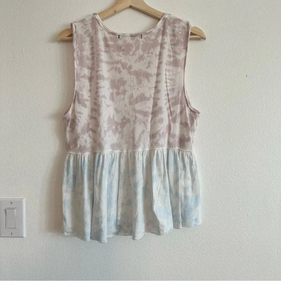 Free People Tie Dye Muscle Tee - Picture 4 of 4